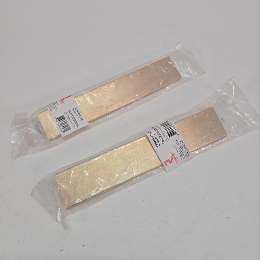 2 Richelieu BP9898192166 Pulls Aluminum 192mm Satin Gold Only One Has Screws